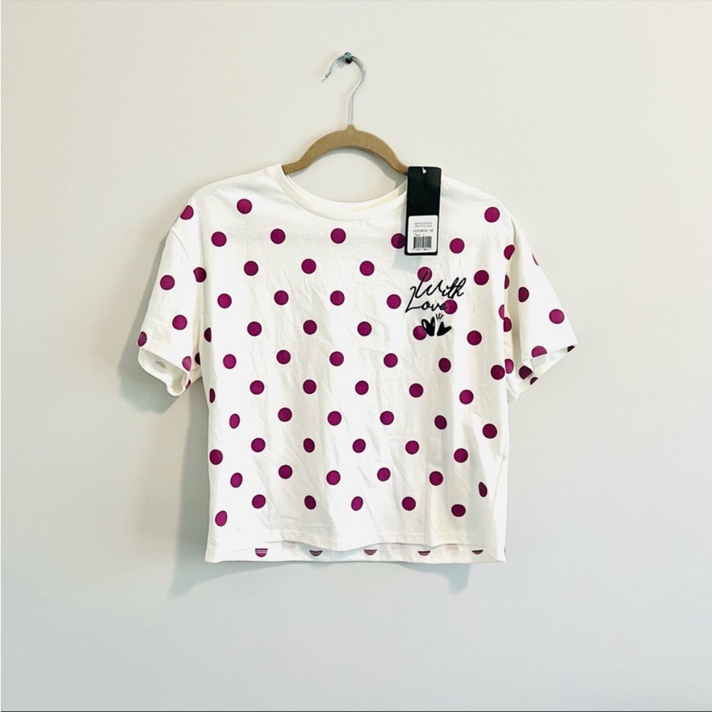 Koaj Pink Polka Dotted Top